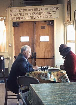 Two Men at the Israel Levin Center