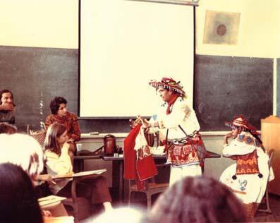 Ramon Medina Silva Visiting Barbara Myerhoff's Class