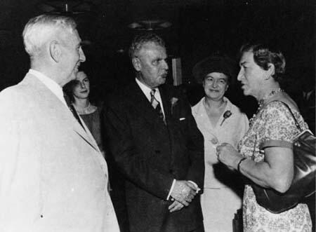 Bobbie Rosenfeld with John Diefenbaker