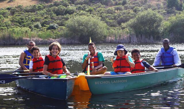 Canoeing at Camp Bechol Lashon