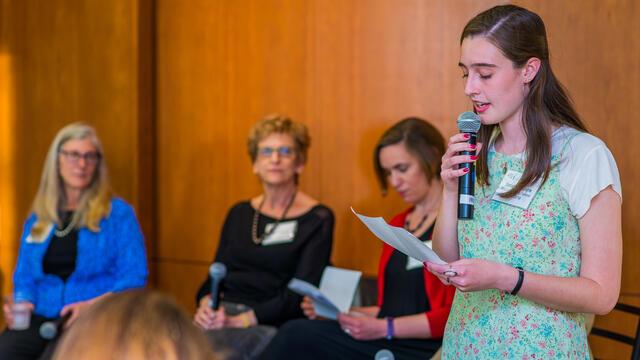 Reading at "Red Tent" Podcast Event