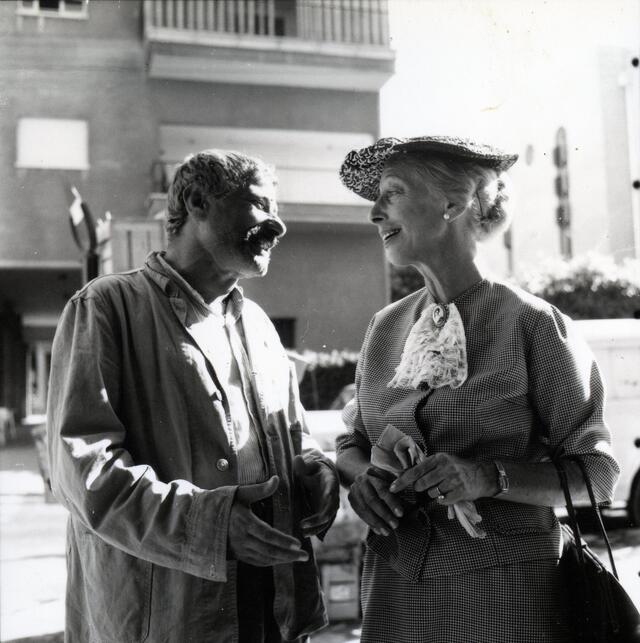 Ellida Geyra – “Mrs. Altmann” and “Mr. Ovadia” on the film set
