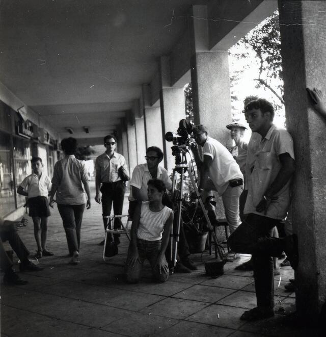Ellida Geyra on film set 2