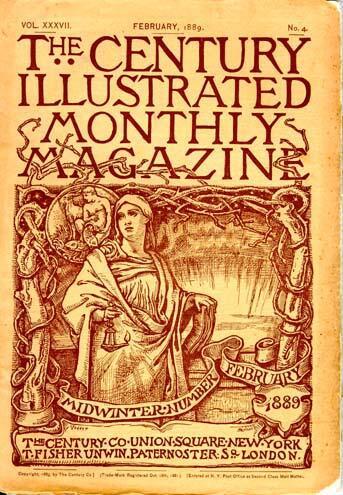 The Century Illustrated Monthly Magazine Front Cover, February 1889