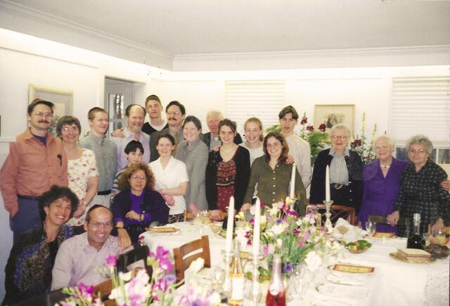 Rous family seder, circa 1999