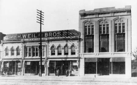 Weil Family Store in Goldsboro, North Carolina circa 1900s