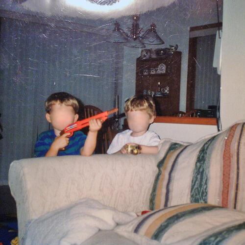 Children with a Toy Gun