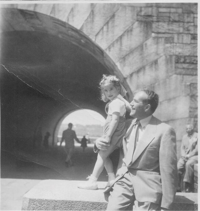 Helen Epstein and father