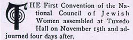 Report of the Convention of Council of Jewish Women from American Jewess, April, 1898, Part 2