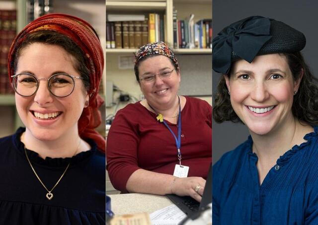 Rabbanit Leah Sarna, Maharat Ruth Balinsky Friedman, and Rabba Sara Hurwitz - Collage