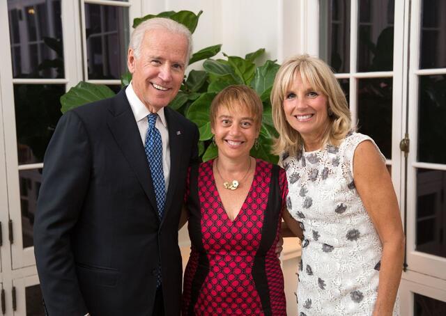 Idit Klein with Joe and Jill Biden
