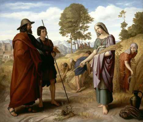 Ruth in Boaz's Field by Julius Schnorr von Carlosfeld,  1828