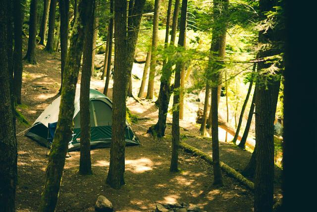 Camping Stock Photo