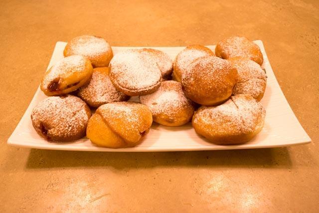 Main Image: Sufganiyot Powdered Donuts 