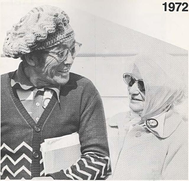 Karl and Elaine Yoneda at the 1972 Manzanar Pilgrimage