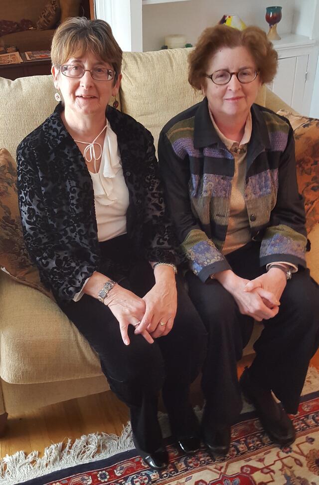 Marcia Bickoff and Shirley Bickoff Cavanagh