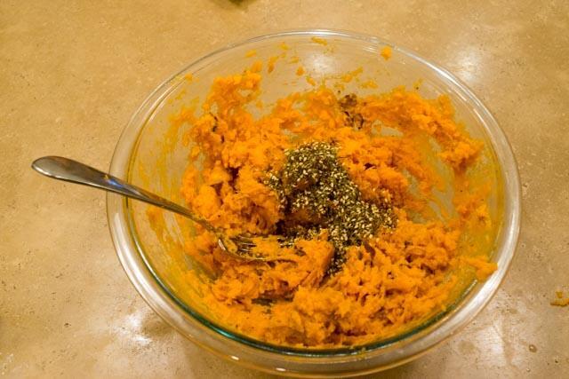 Savory Sweet Potato Knish Filling 