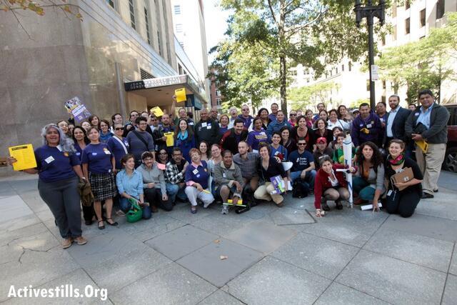 Moishe Kavod Justice for Janitors Group, September 24, 2012