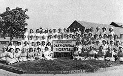 Nurses of the 263rd General Hospital circa 1943