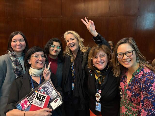 Vlada Nedak at the UN, March 2025