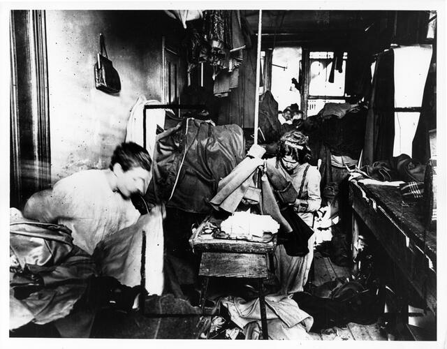 Sweatshop circa 1900