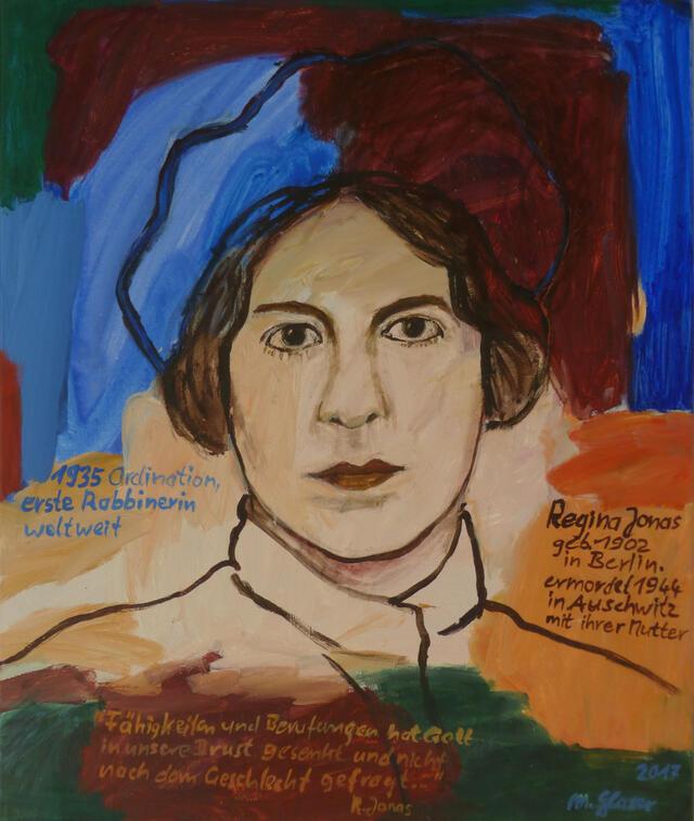 2017 Portrait of Regina Jonas by Marlis Glaser