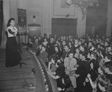 Molly Picon on a USO Tour, March 21, 1945