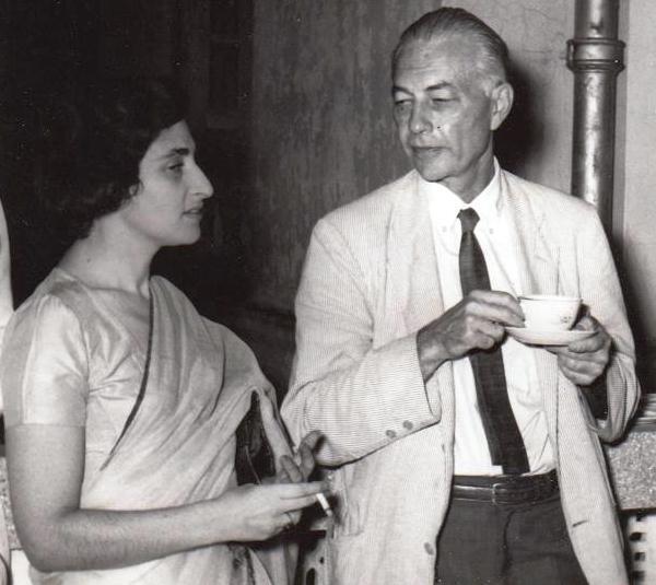 Ruth Prawer Jhabvala and William Phillips, 1962