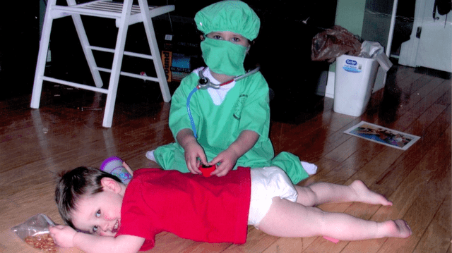 Eliana Melmed Playing Doctor