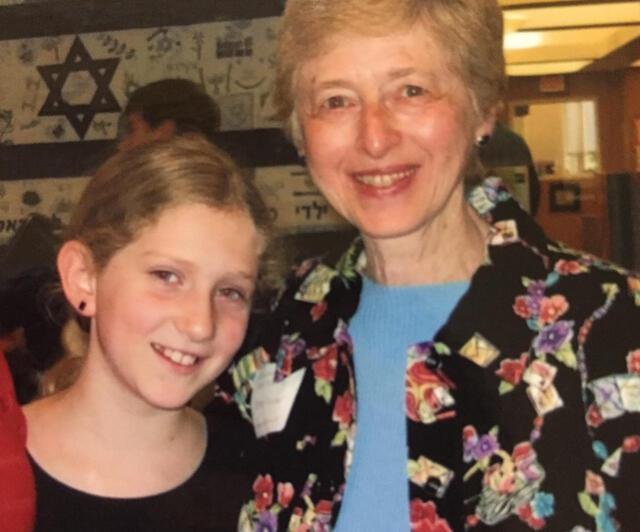 Shira Small with her Great-Aunt Esther