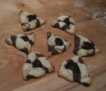 Striped Hamantaschen