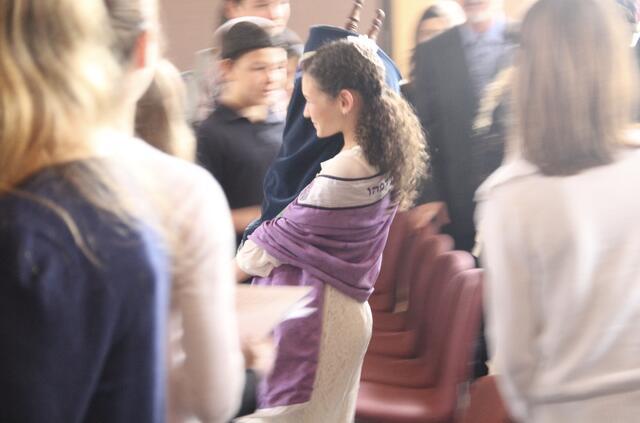 Tamar Cohen at her Bat Mitzvah