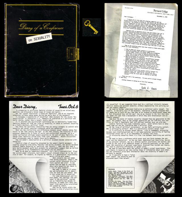 "The Scholar and the Feminist IX": Toward a Politics of Sexuality Conference Program, April 1982