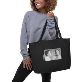 Woman holding Tote front