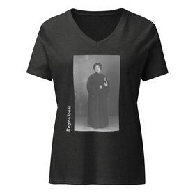 Regina Jonas V-Neck - Dark Grey Heather